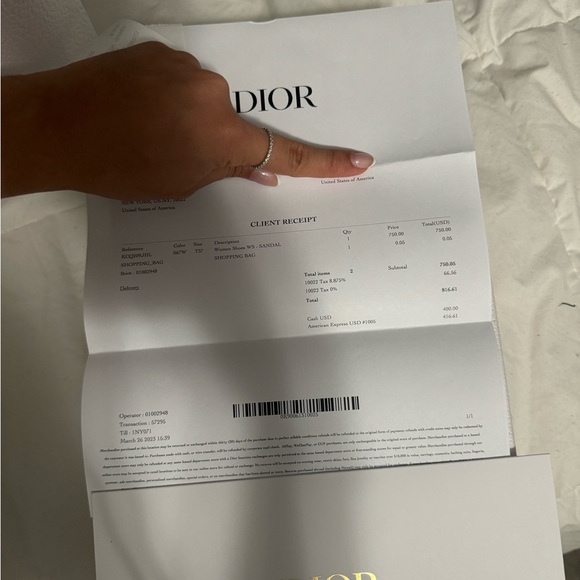 Comes with original purchase receipt. Worn 2 times, excellent condition. - Picture 9 of 10